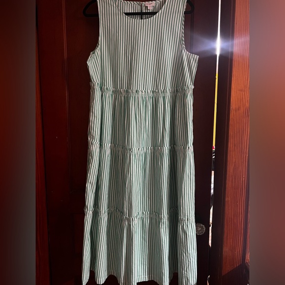 J. Crew Factory Dresses & Skirts - J. Crew Factory Green Striped Dress